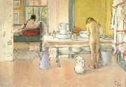 Carl Larsson Summer Morning oil painting reproduction